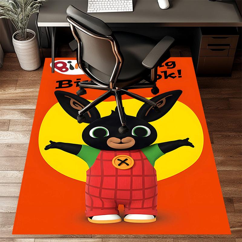 1pc Bing Bunny3 Design Printed Area Rug Carpet for Bedroom Living Room Home Decor Rugs Mat Non Slip Mat Rug for Bedside