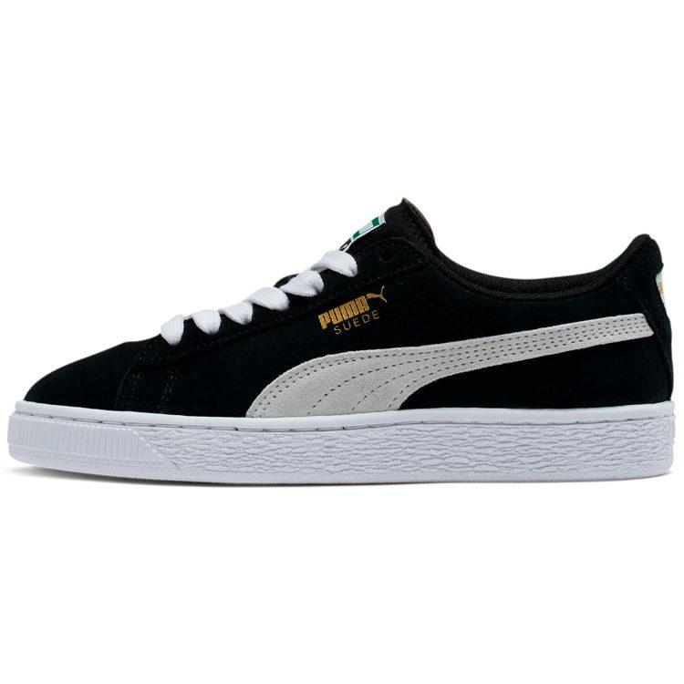 PUMA Sports Low top Kids' Skateboarding Shoes Black White 355110-01