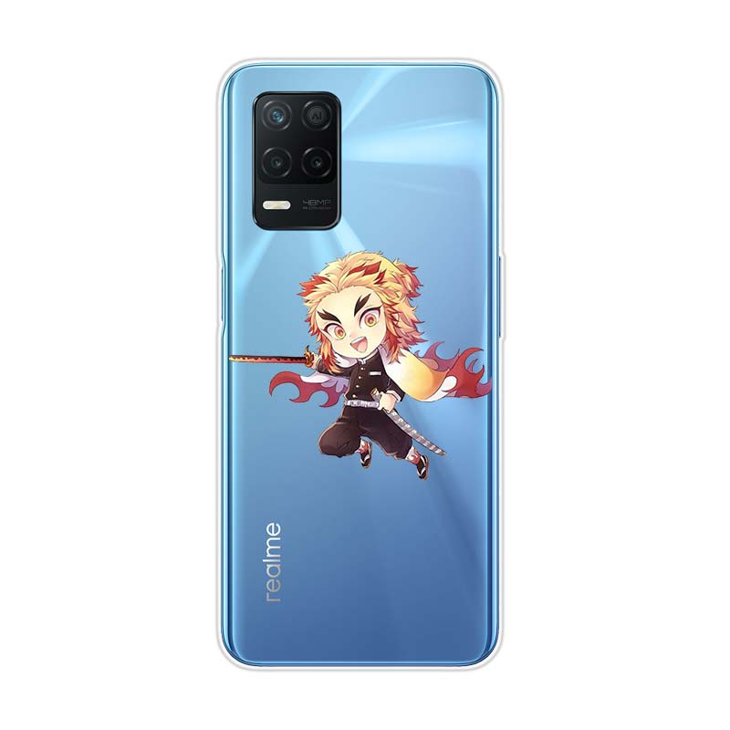 Cool Kimetsu No Yaiba For Realme 8 8i V3 V5 GT Neo Flash Edition Explorer Master Neo2 Narzo 30 50i 50A C21Y Phone Case