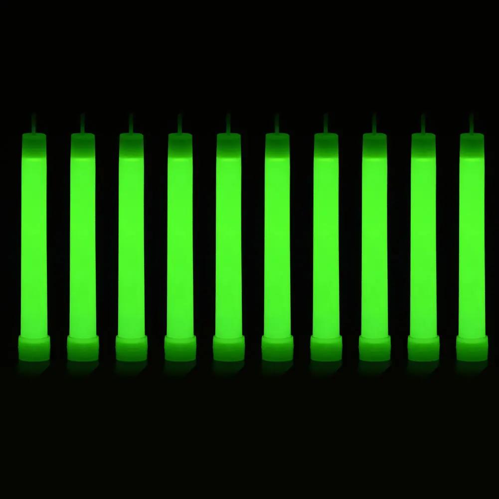 30pcs Glow Light Sticks Waterproof Military Concert Party Light Stick with Hook Camping Hiking Walking Festival Supplies