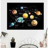 Solar System Planets Stars Canvas Painting On The Wall Canvas Posters and Prints Wall Art Picture for Kids Room Home Decor