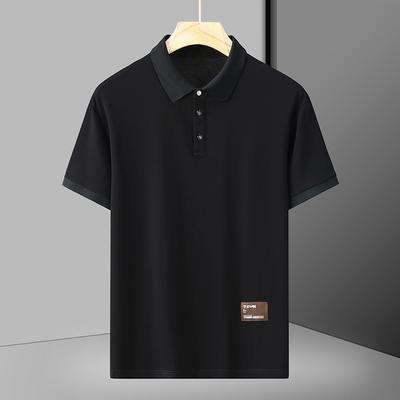 4XL-11XL Plus Size Polo Shirts Man Oversize Tops Summer Vintage Clothing Fashion Short Sleeve Tee