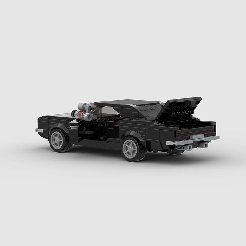 Coches Corredores Rojos Bloques de Construcción Sets Modelo de Vehículo Urbano Juguetes para Niños Niño Deporte Supercoche Técnica Moc Cargador Infernal