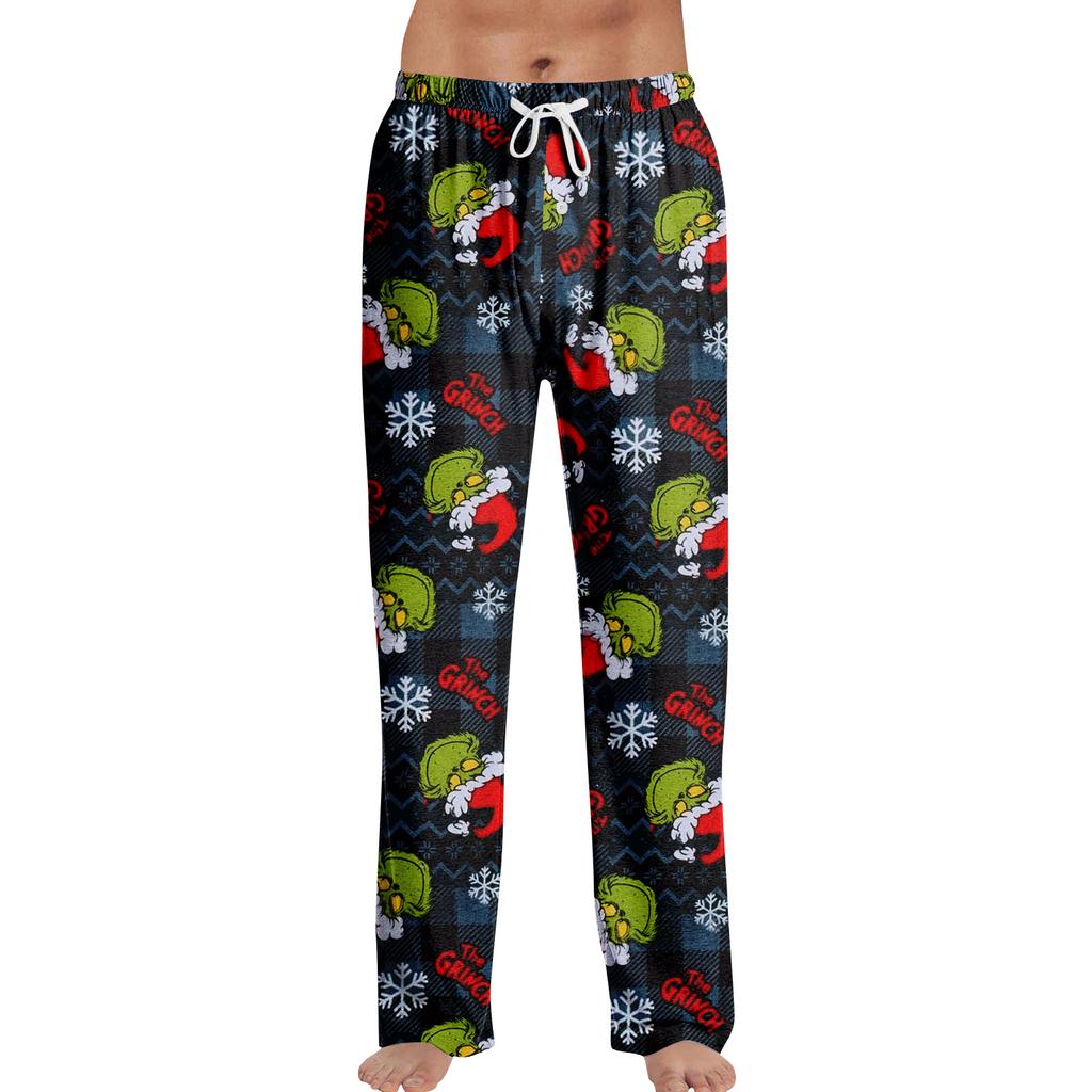 Pyjamahose Nachtwäsche Lässige Kordelzug Elastischer Bund Hose Bequeme Gerade Yoga Lockere Hose