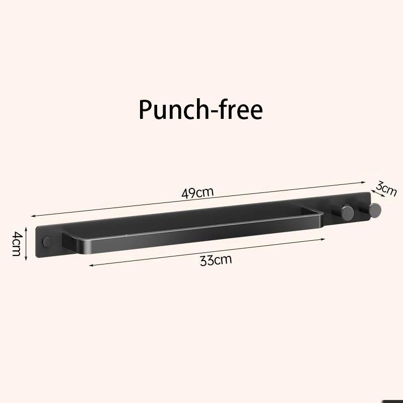 Wall Towel Racks Bathroom Shoe Rack Storage System Adhesive Bath Towel Holder Washroom Hook Accessories Shower Objects Racks