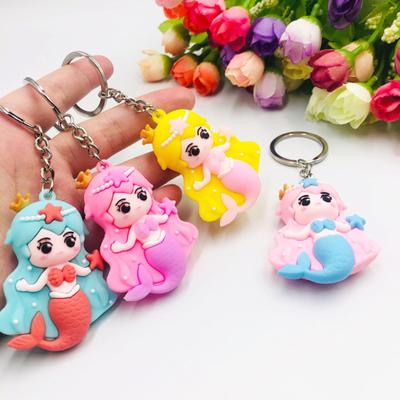 Cartoon Multipurpose Three-dimensional Reusable Gift Cute Princess Doll Key Ring Backpack Pendant Handbag