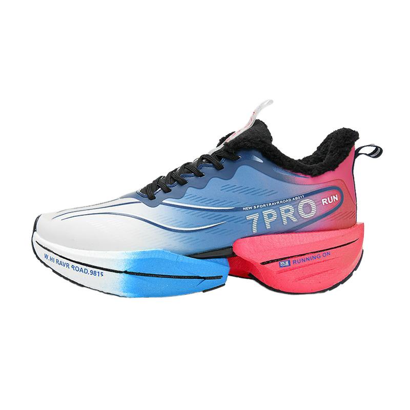 Men's Shoes 2025 Summer New Breathable Light Sports Shoes Shock-absorbing Carbon Board Running Shoes Couple Personalized Color Matching