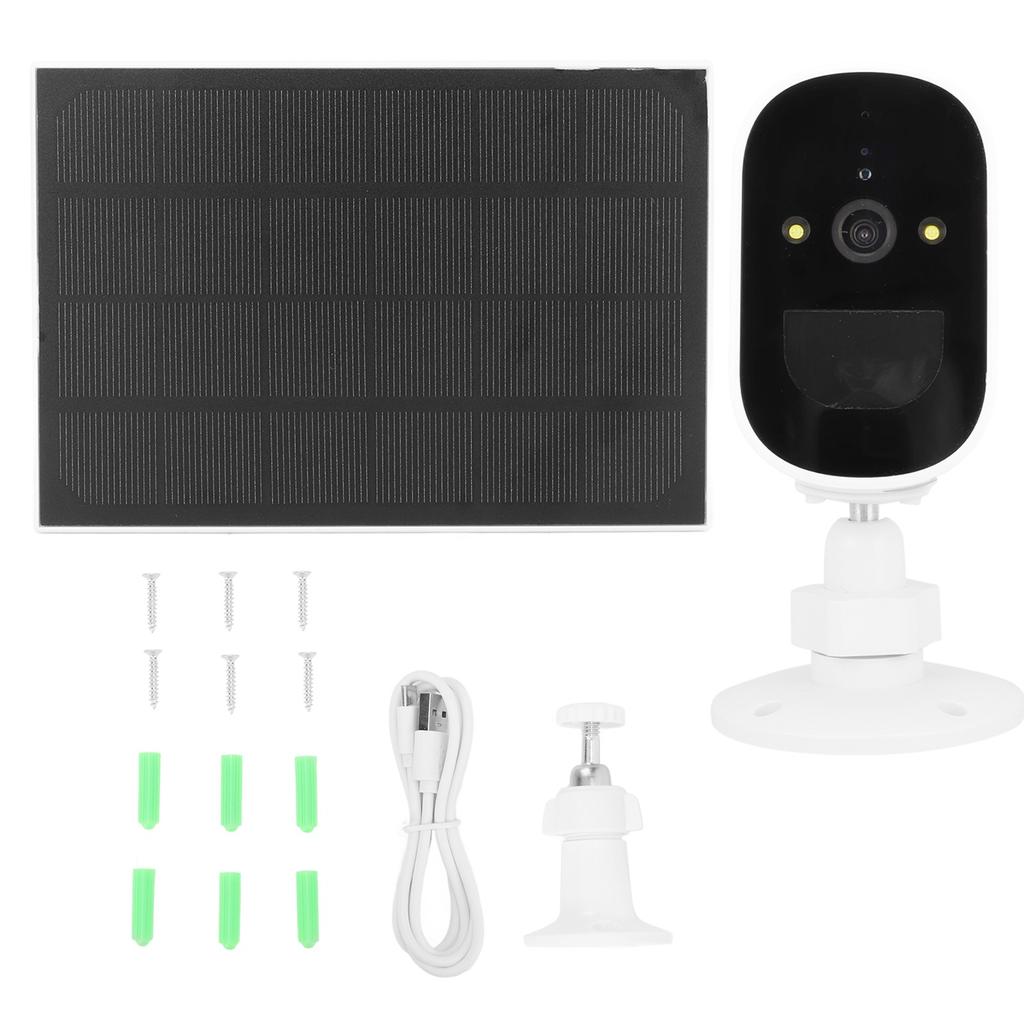 HD 1080P Solar Energy Security Camera Wireless ?WiFi Night Vision Monitoring Camera for Outdoor