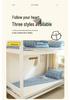Class A 100% Cotton Yarn-Dyed Washed 3-Piece Bedding Set for Student Dormitory Bunk Beds