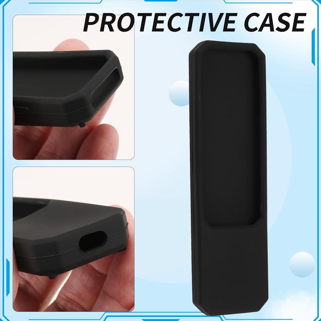 Silicone Remote Protective Case for TV 4K Remote 2025 Anti-Slip Shockproof Soft Case Remote Control Case,Black