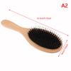 Haarbürste mit Wildschweinborsten für Damen, aus Holz und Bambus, professionelle Haarbürste mit Airbag, Kamm für die Kopfhaut, für die Schönheitspflege im Salon