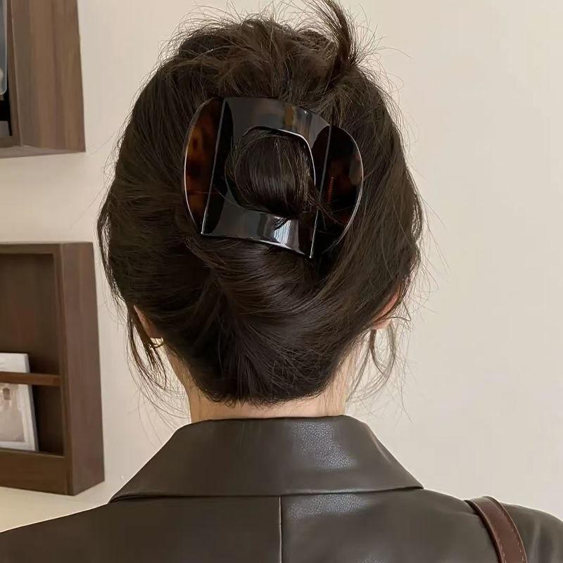 Retro Arc Hair Clip Elegant Half Updo Duckbill Clip Women Back Head Styling Hair Accessories