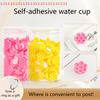 120Pcs/Box Self Adhesive Eyelash Extension Glue Cups Delay Cup Grafting Eyelash Makeup Tool Tattoo Adhesive Pigment Cups