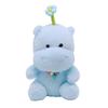 Soft Hippo Stuffed Toy PP Cotton Cartoon Hippo Doll Bell Hippo Plush Toy  Home Decor
