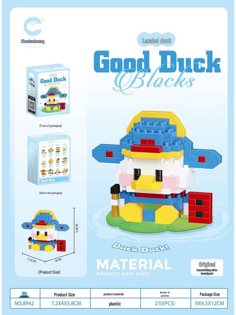 Compatible Lego Micro Cartoon Figurine Building Block - Educational Toy for Kids