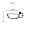 Cute Rat Tail Glass Kettle High Borosilicate Glass Teapot Teacup Set Home Scandinavian Style Brewing Teapot