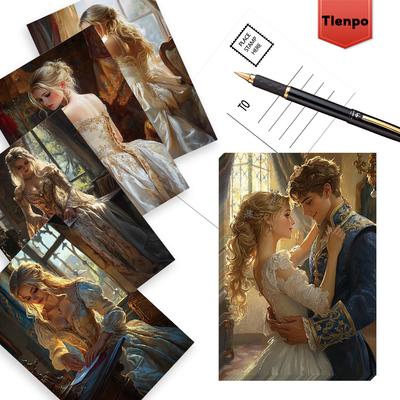32pcs, Cinderella Postcard, Fairy Tale, Birthday/anniversary Gift, Collectible, Suitable for Gift-giving, Can Be Mailed.