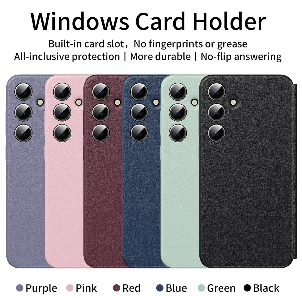 Funda Inteligente S View Flip para Samsung GALAXY S24 Ultra Cubierta tipo Cartera