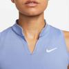 Nike Solid Color Logo Print Tennis Sports Quick-Dry Breathable Sleeveless Dress Women Dresses Blue DD8731-569