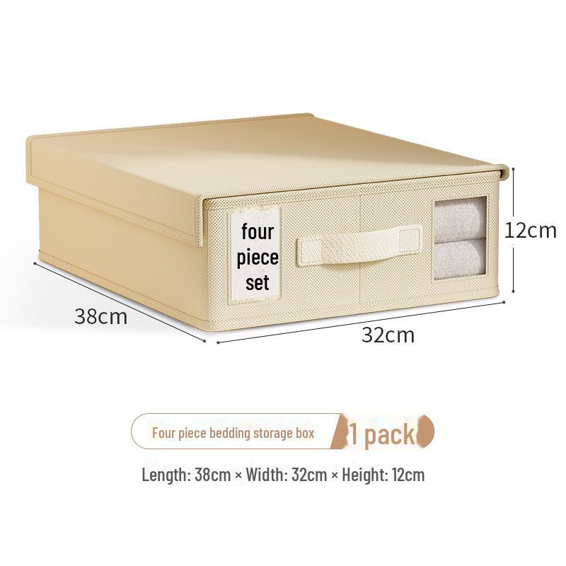 

Вместительный нетканый ящик для хранения простыней и одеял 38*32*11.5 cm