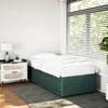 VidaXL Bed Frames Without Mattress Dark Green 90x200 Cm Velvet 3284985