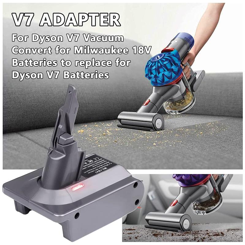 Battery Adapter For Ryobi 18V Battery Convert to for Dyson V6 V7 V8 Animal Vacuum Cleaner, Adapter For Dyson Vacuum Cleaner