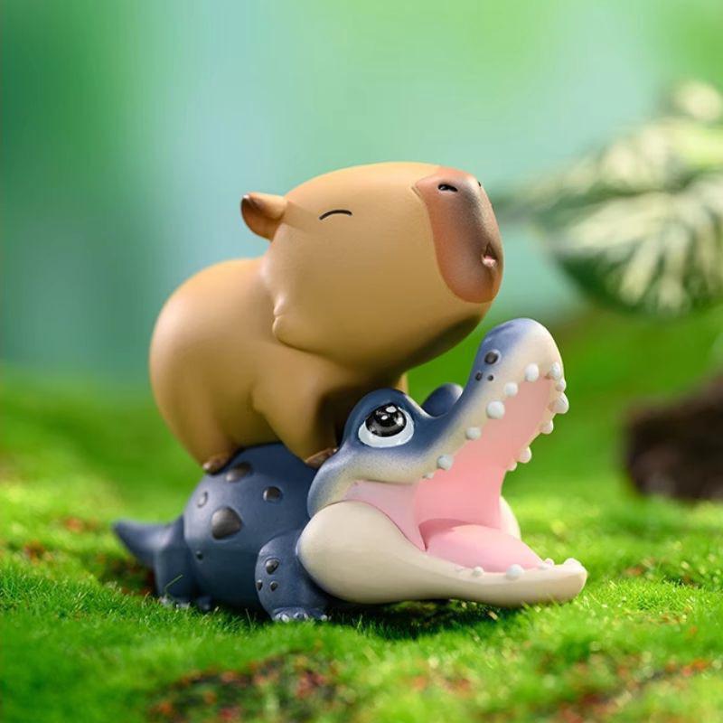 Capybara Series Blind Box Figures Cute Spot Animal Planet Kapibala Surprise Box Collectible Toys Birthday Year Gifts