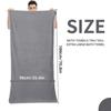 Oversize Microfiber Grey Bath Towel 35" X 70" Bath Towels Designed for Shower Pool Beach Super Absorbent Gentle Quick Dry Large Size