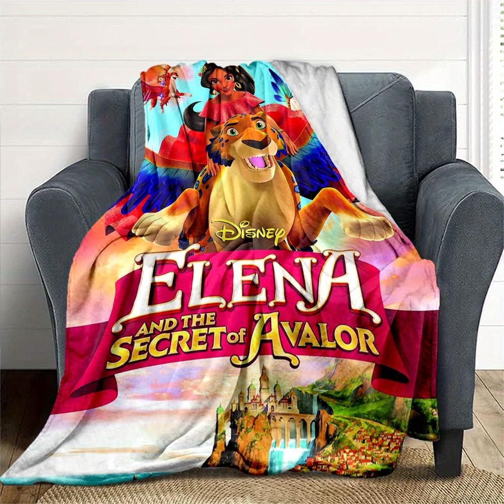 1pc, Disney Elena of Avalor Throw Blanket Soft Blanket for Room Decor, Outdoor Blankets, Living Room, Travel, Camping