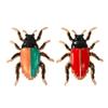 Fashion Delicate Cockroach Insect Brooch Alloy Imitation Enamel Oil Dripping Beetle Corsage Coat Jacket Pin