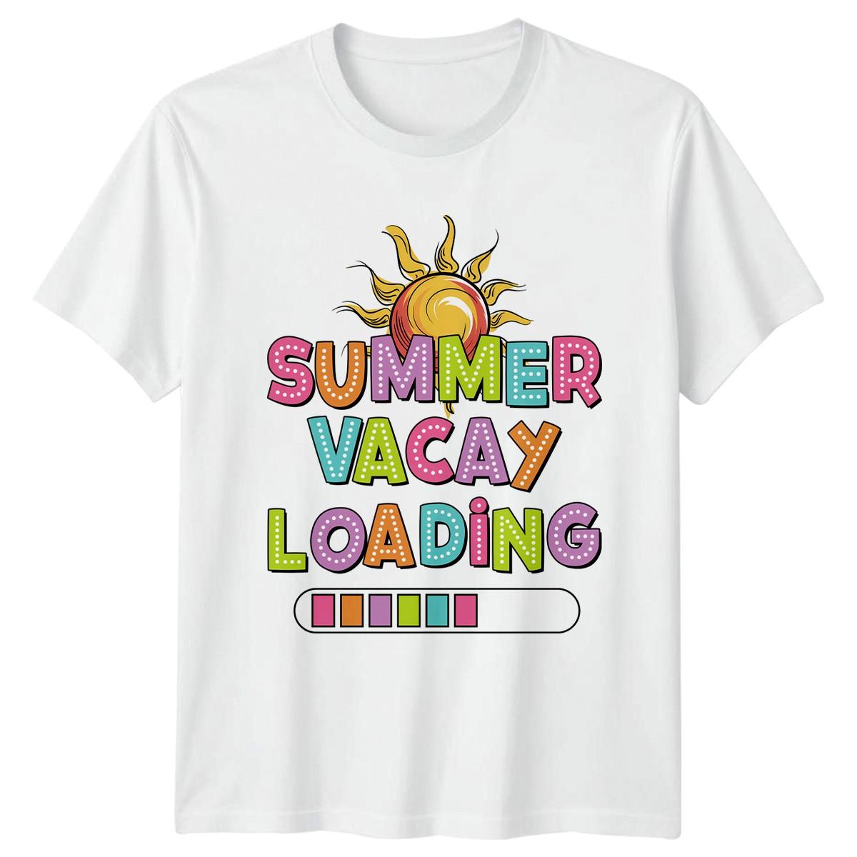 Summer Vacay Loading T-Shirt Summer Holiday Travel Gift For Him And Her XL