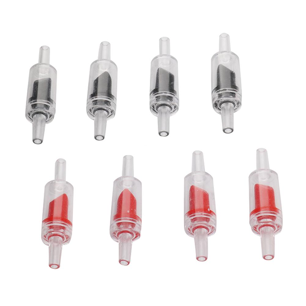 Durable 10Pcs Plastic Aquarium Non Return One Way Check Valve Air Pump CO2 System Fish Tank Increasing Oxygen Pump Accessories