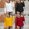 2025 Summer Fashion V-Neck Long-Sleeve Multi-Color Cotton Linen Women's Set
