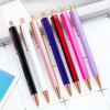 1 Piece Creative Ballpoint Hexagon Metal press Pen Stationery School Office Supplies