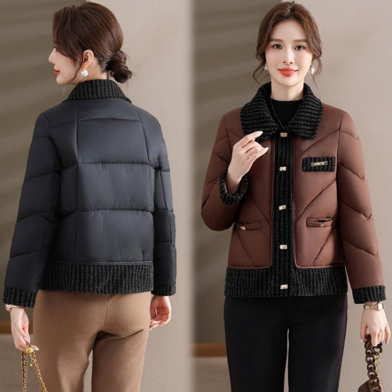 Winter down padded jacket casual new women's autumn and winter jacket padded jacket age 0