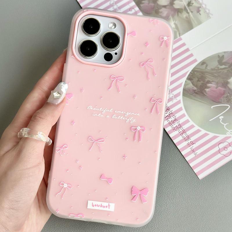 Skinny iPhone 16 Case Compatible and Fits 15 14 13/12/11promax /xsmax/xr Bowtie
