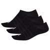adidas Socks Unisex 3 Pack Black DZ9416
