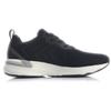 Li Ning Lan One Piece Woven Shock Absorption Low Top Running Shoes Women Sneakers Black ARHP214-8