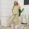 Sleepwear Women's Summer Lightweight Bubble-sheen Soft Lace-edge V-neck Cardigan, Can Be Worn Outside.