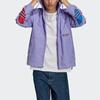 Adidas Originals Tricol Windbreaker With Contrast Logo And Hood Men Jackets Light-Purple GN3560