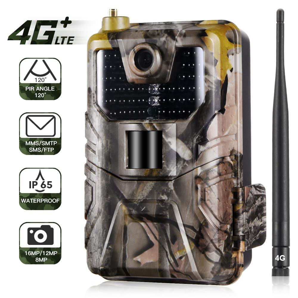 Κάμερα 4G Hunting Trail Κάμερα 16MP 1080P 0,3s Ταχύτητα ενεργοποίησης υπέρυθρης ακτινοβολίας Wildlife Night Vision