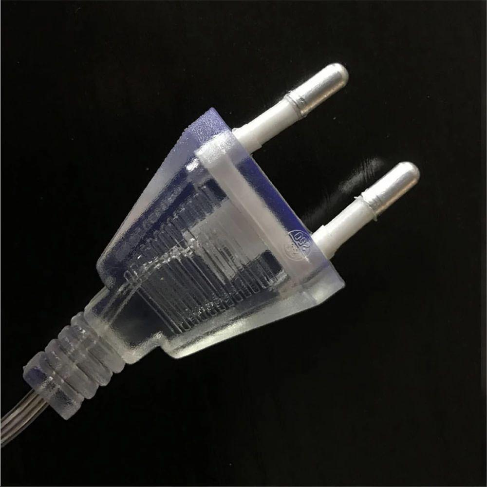 Lights Power Extension Cord Extender Wire Light String Extension Cord Transparent Extension Cable