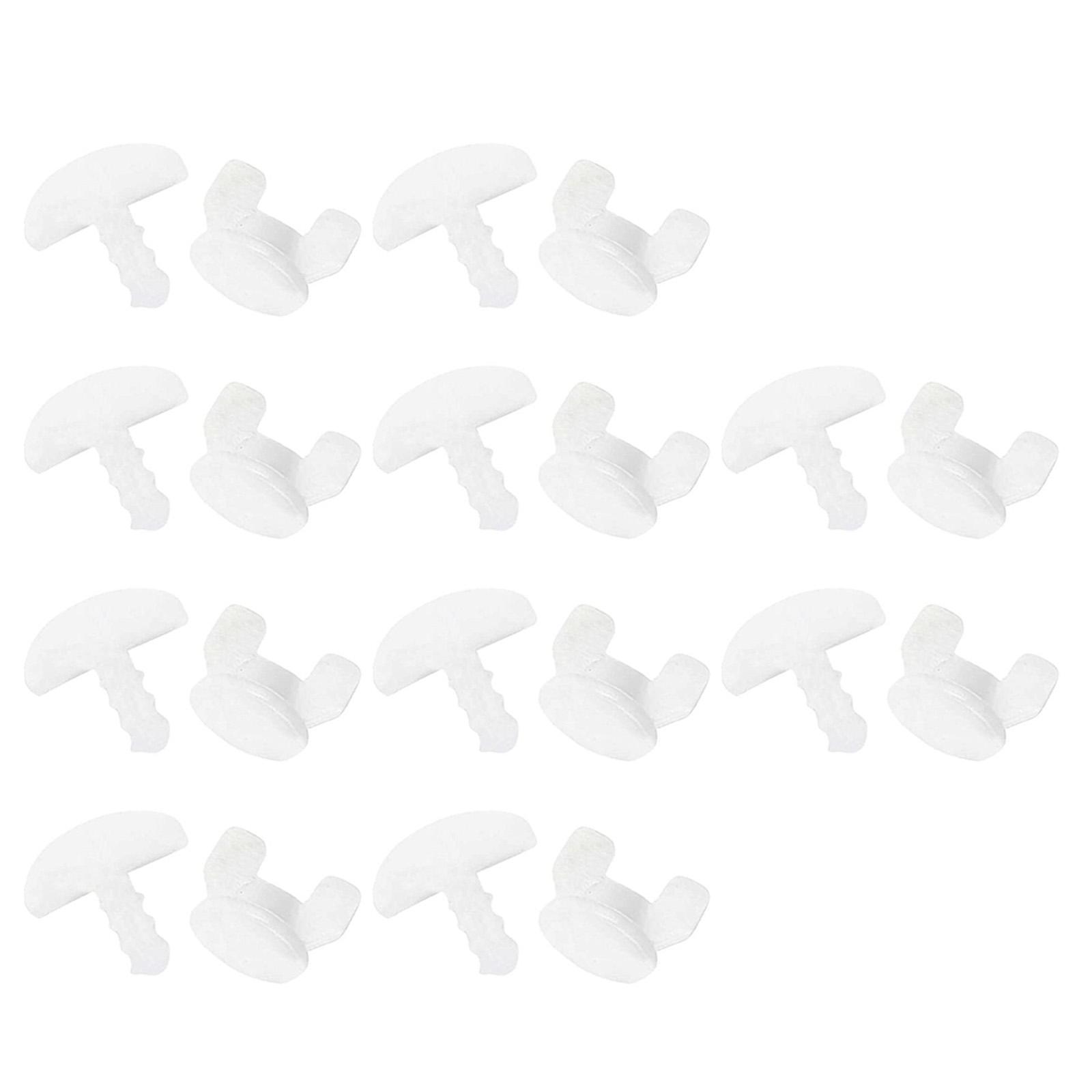 

Набор из 10 стопоров для глайдеров штор, держателей для трека для легкого обслуживания и ремонта