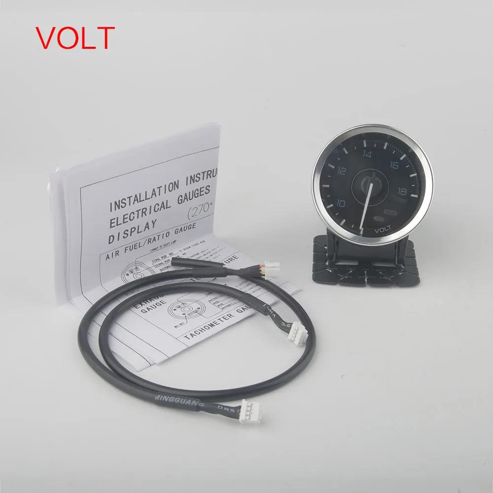 Meter 2.5inch 7 Colors Advance Gauges Water Temp Oil Temp Turbo Boost Oil Pressure Ext Temp Vacuum Gauge VOLT