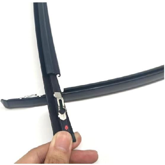 

Молдинг крыши Водосток Уплотнитель Погоды Совместимый с Honda Civic Седан 2012-2015 4-дверный, Пара Боковой Отделочный Молдинг Водостока Крыши Автомобиля, Совместимый с