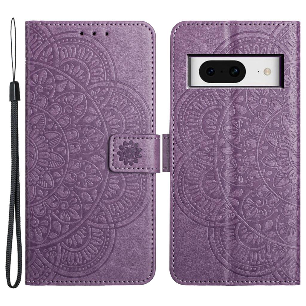 For Google Pixel 8 Case PU Leather Folio Stand View Cover