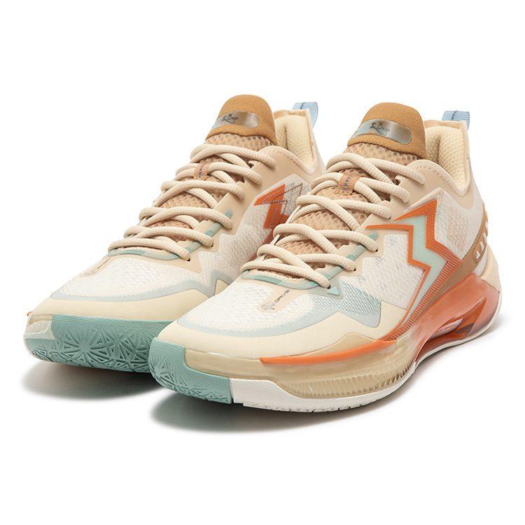 361 BIG3 5.0 Quick PRO Basketball Shoes Men's Low Top Sago/Malt Light Brown 672431105-1