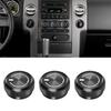 3pcs Air Conditioning Temperature Control Knob Buttons Aluminum Alloy 3F2Z-18519-AA For Ford F150 2004 2005 2006 2007 2008