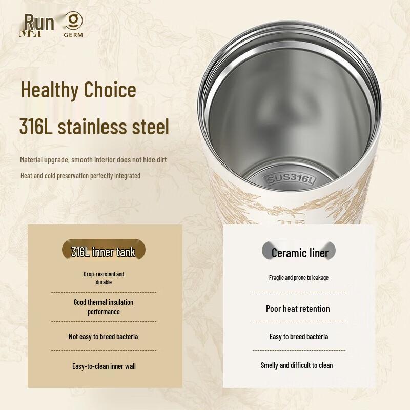 GENIE 316 Dual-Drink Stainless Steel Tumbler
