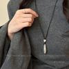 Minimalist Waterdrop Pendant Necklace for Women, Elegant Collar Accessory, Long Sweater Chain